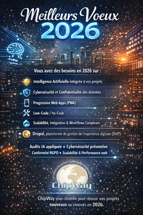 Chipway - Carte des Meilleurs Voeux 2026